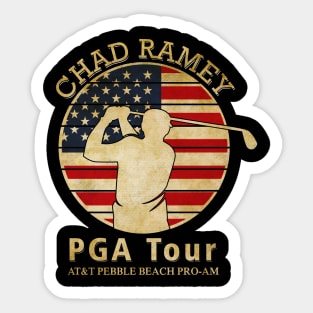 PGA TOUR - Pebble Beach Pro-Am SUPPORT CHAD RAMEY Sticker